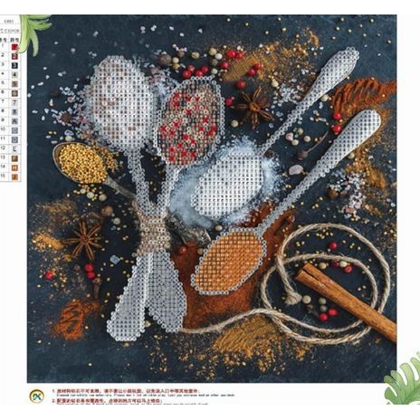 DIY Diamond Painting - 5D Spoon Stitch Kit