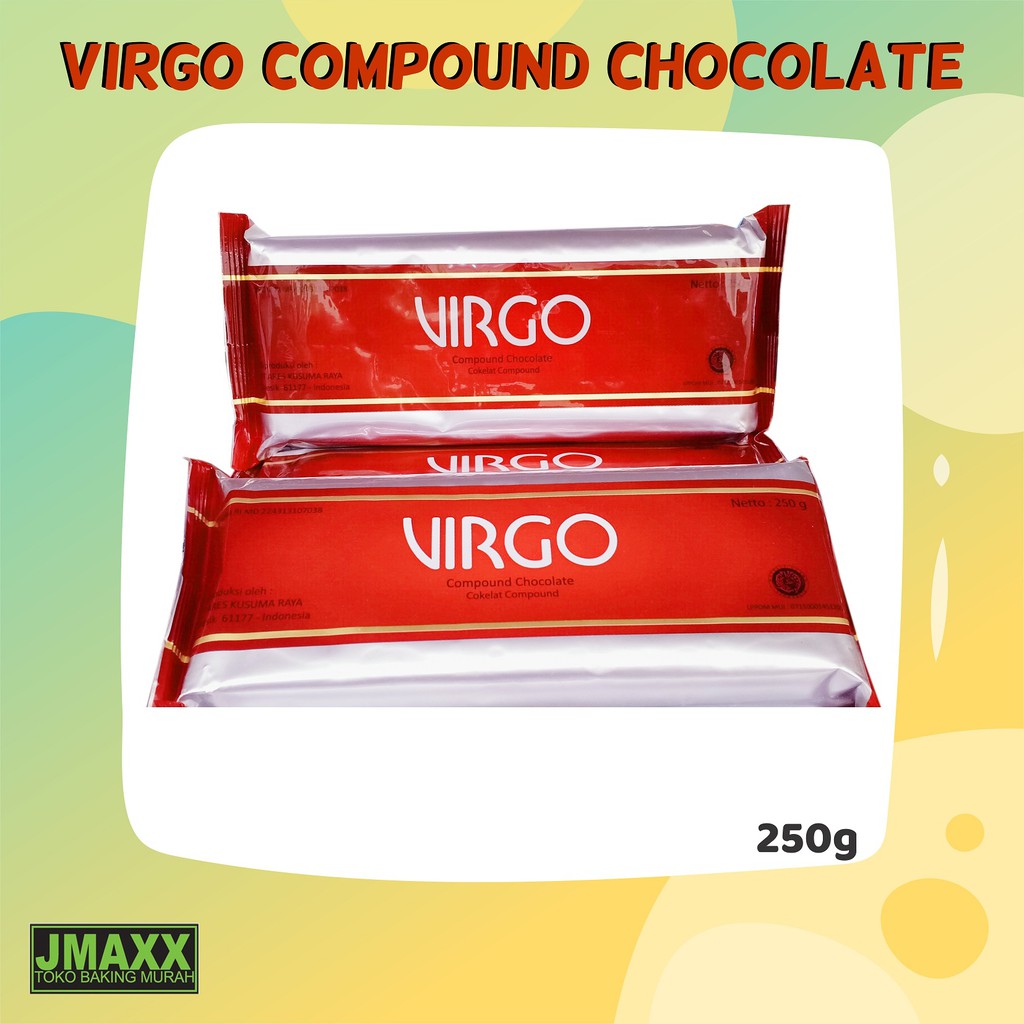 

VIRGO COMPOUND DARK CHOCOLATE 250GR