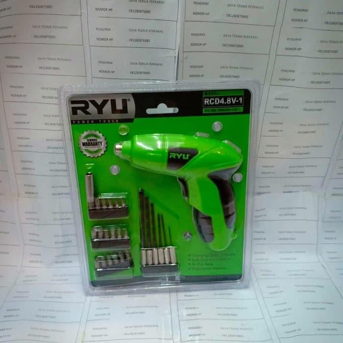 CORDLESS RYU RCD 4,8V-1 - BOR CAS RYU - OBENG LISTRIK RYU 4,8V onde