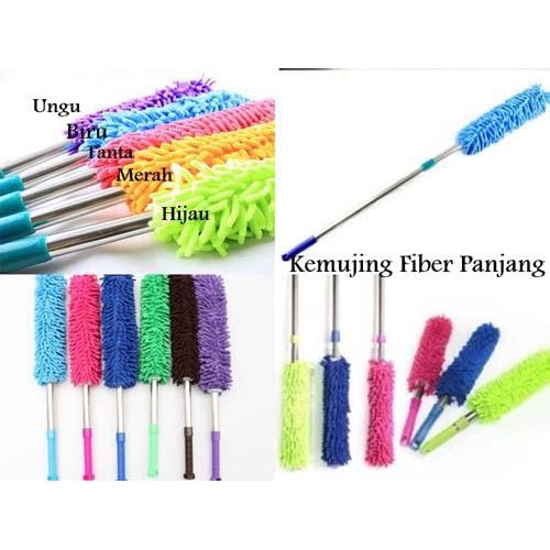 Kemoceng Dipanjangkan / Pendek Pembersih Debu Microfiber Sulak kemucing