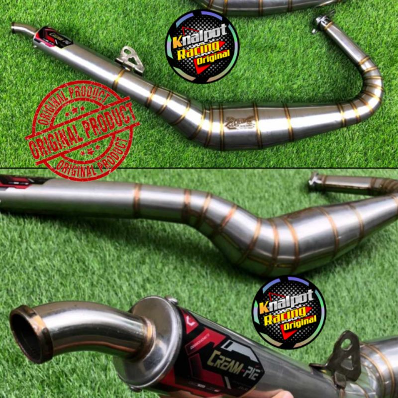 Knalpot Creampie RX King Serpico Stainless Original Creampie Yogyakarta