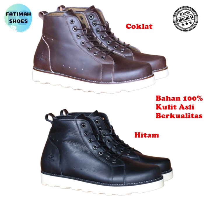 Sepatu Kulit Pria Sepatu Boots Kulit Pria Sepatu Cowok Sepatu Santai Pria Sepatu Boot Kulit Pria