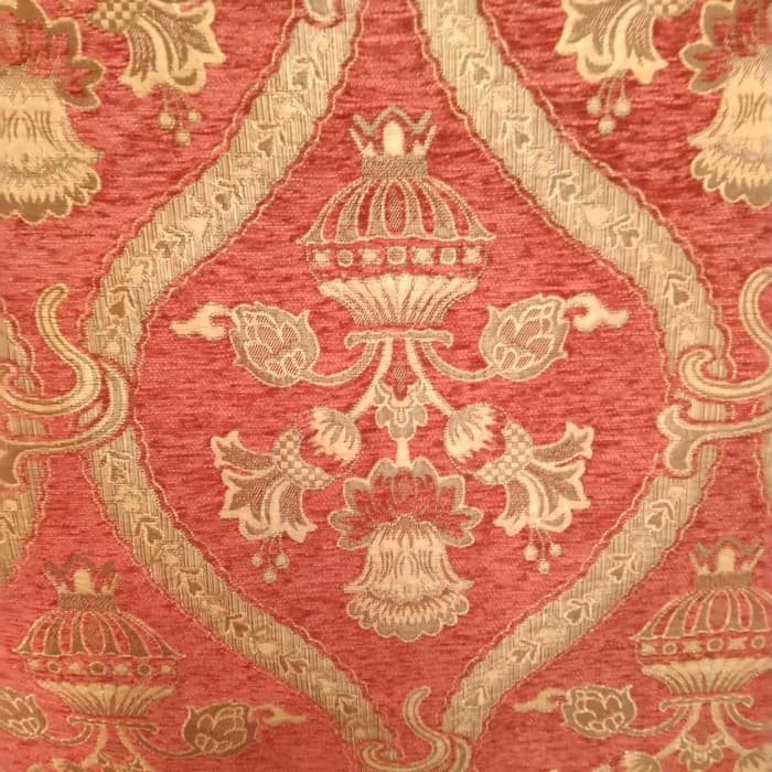 Kain Meubel Sofa Jok Kursi Ateja Divine Motif Bunga Emas - Vendeta