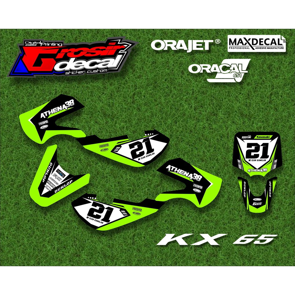 Decal Sticker KX 65 Full Body Free Custom Stiker KX 65 Full Body
