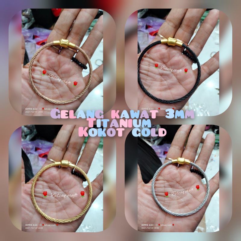 gelang kawat titanium