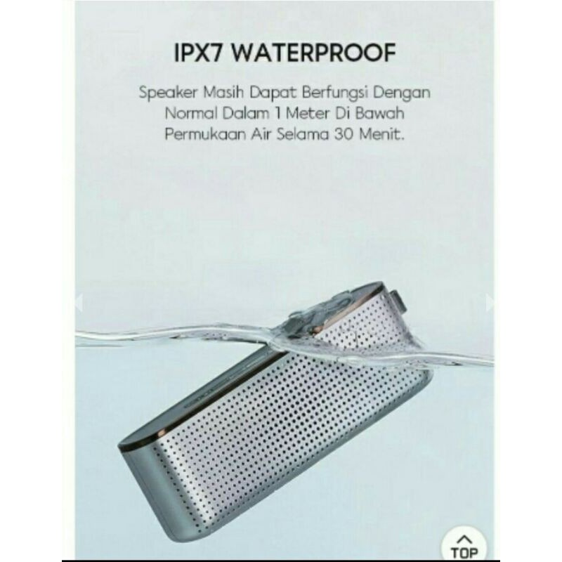 Vivan VS10 Waterproof IPX7 10W BluetoothSpeaker with Bass+
