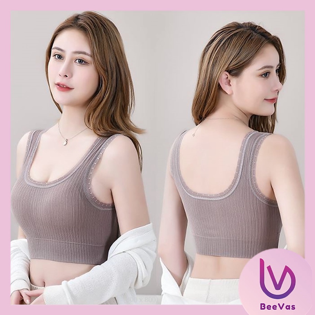 BV.ID BR639 BRA BH WANITA TANPA KAWAT BAHAN HALUS PAKAIAN DALAM BRALETE ELASTIS SEXY DGN BUSA