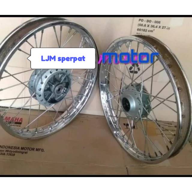 Pelek depan belakang Honda karisma x karisma D