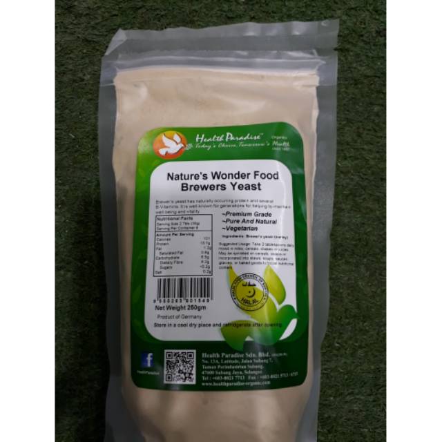 

Health Paradise Nature's Wonder Food Brewer's Yeast 250 g