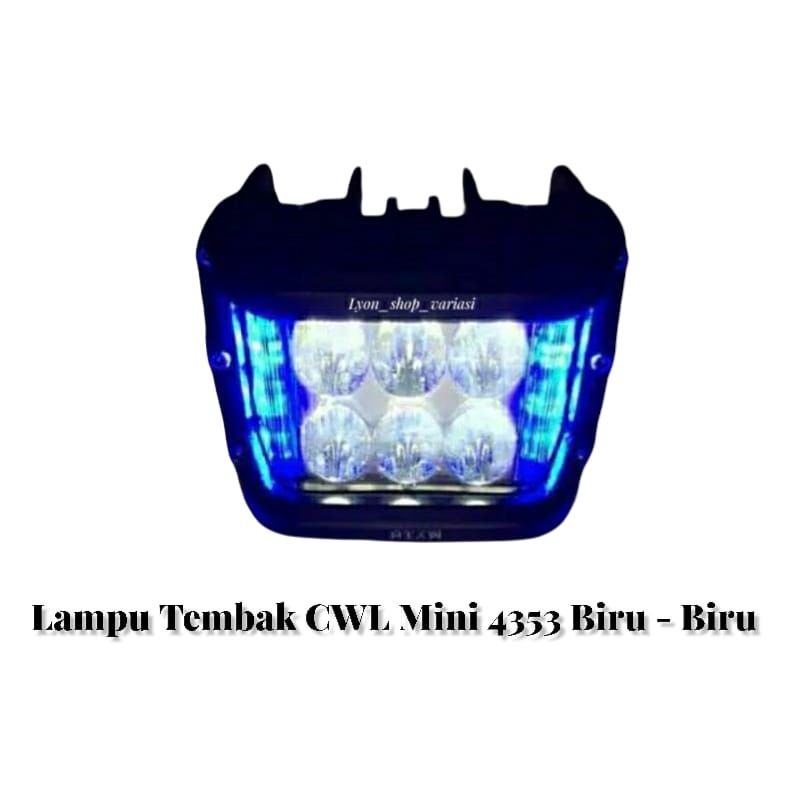 Lampu Tembak Sorot LED CWL Mini 6 Mata Plus Senja Flash 4353