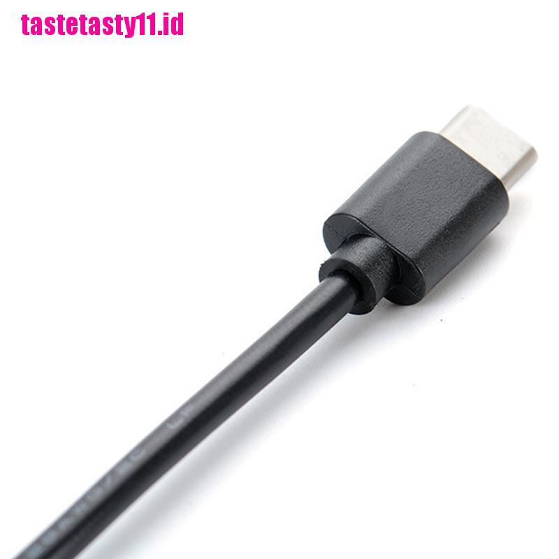 Kabel Charger OTG Tipe C Male Ke Micro USB Male