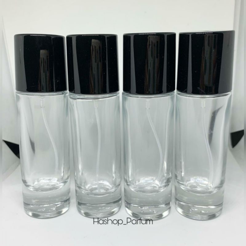 Botol Casa 30ml tutup hitam botol parfum botol isi ulang parfum botol casa trans 30ml
