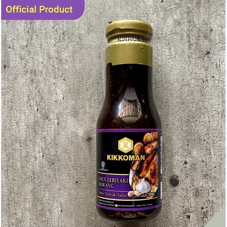 

Garlic Teriyaki Bawang Sauce Kikkoman 300ml