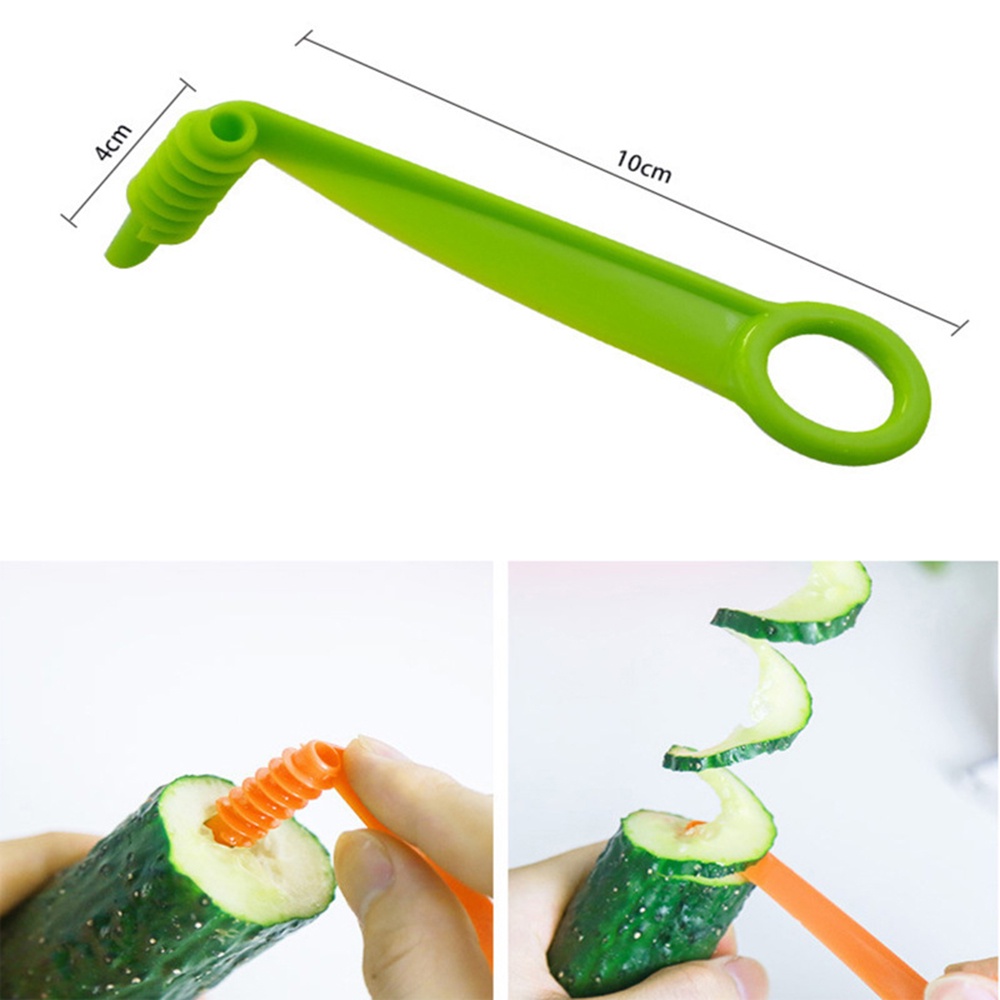 1pc Alat Pengiris Kentang / Timun / Keripik Spiral Multifungsi