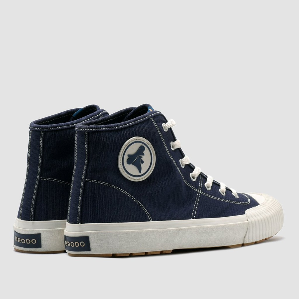 Sepatu Brodo Vulcan Hi Boots (Navy/Olive/Black)-6
