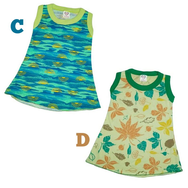 Daster Yukensi anak bayi perempuan dibawah 1 tahun fashion anak kekinian murah baju harian santai-3