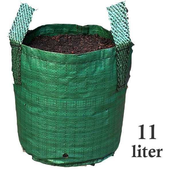 Planter Bag Easy Grow 11 Liter Handle Kantong Tanam Pot Bahan Terpal