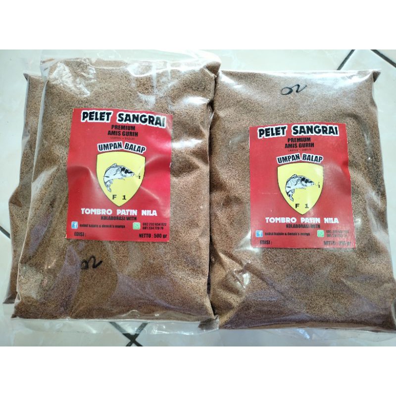 Pelet Sangrai Umpan Balap