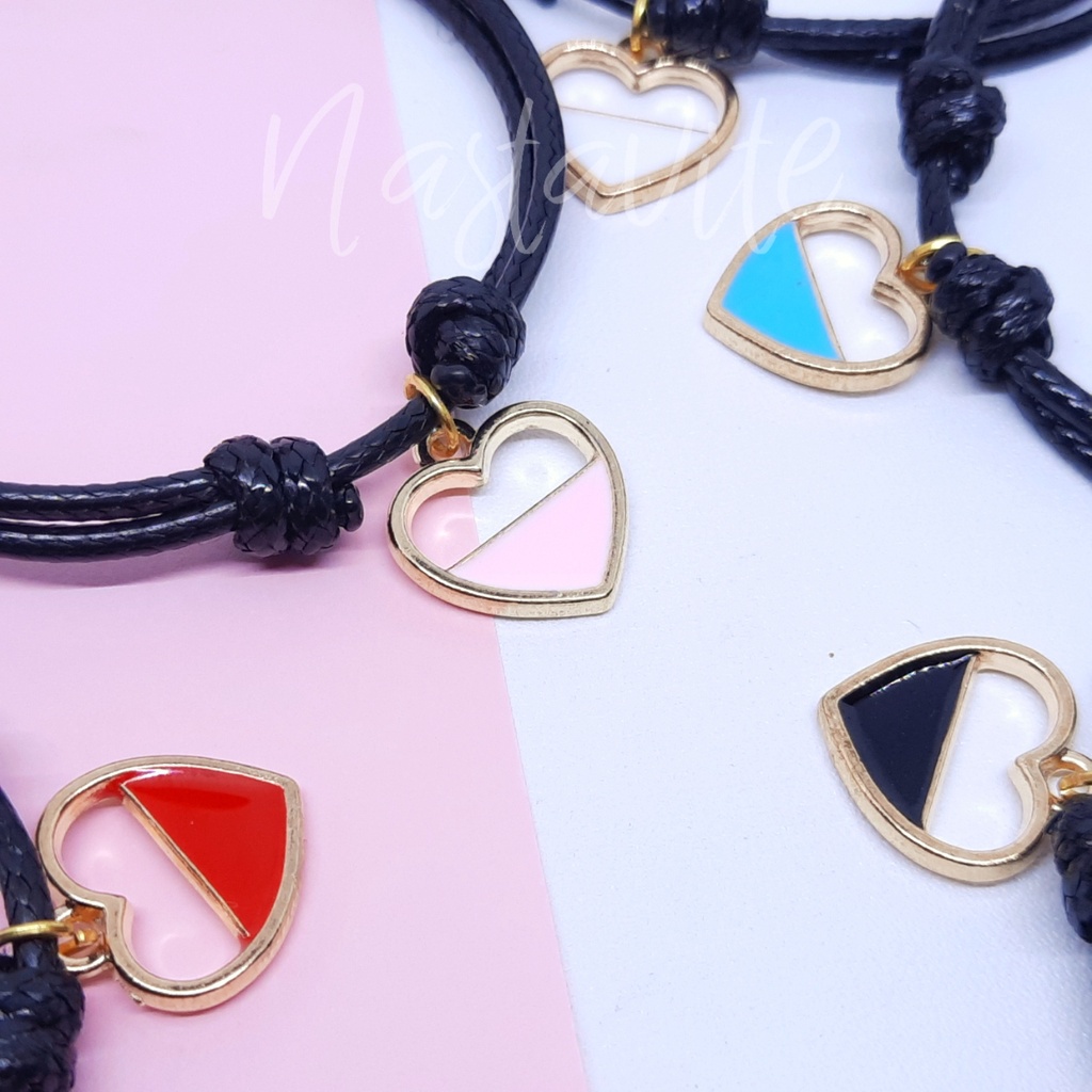Gelang couple sahabat pacar bestie 3 orang love murah