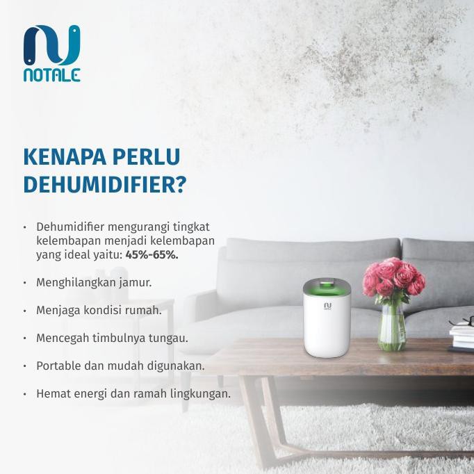 Sale Notale Ntl-Dh1 Dehumidifier Air Dryer Serap Kelembapan Humidifier Gilaa