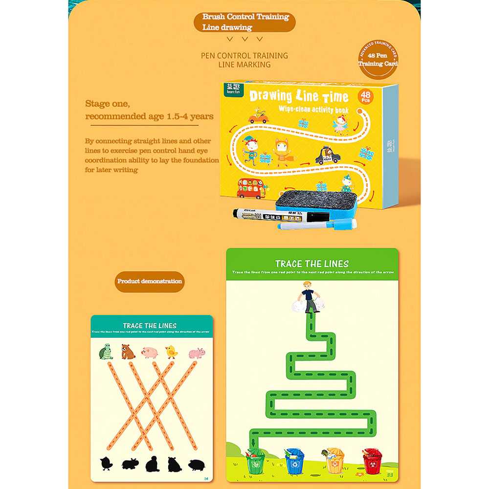 GIJ - Learn Fun Alat Gambar Anak Line Drawing Set Game Toy