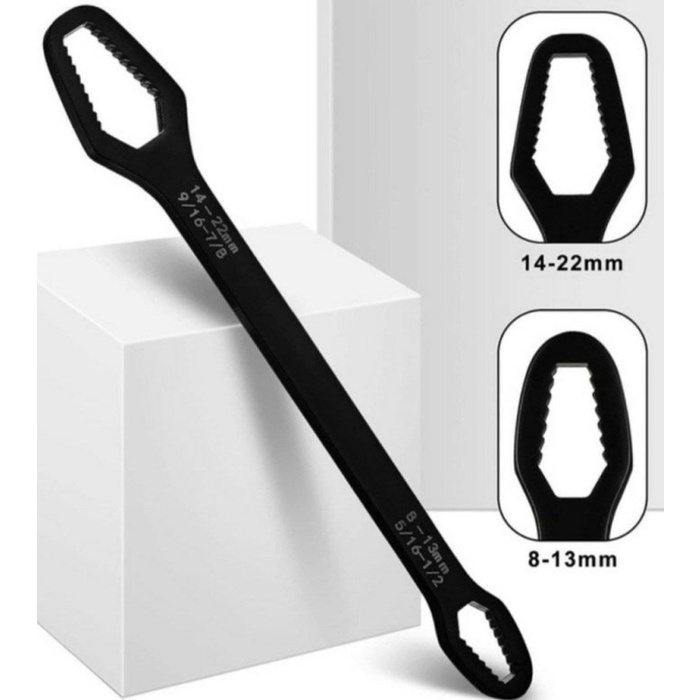 barokah gamis kunci pas double head key wrench ratchet spanner universal