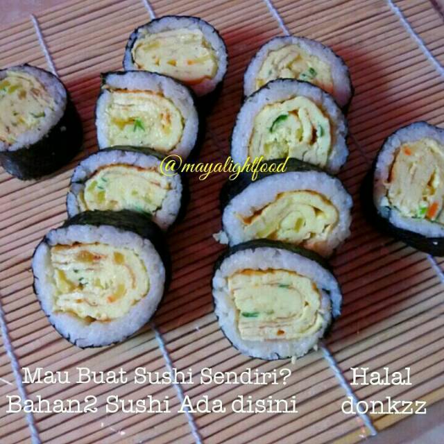 Nori sushi 20 lembar halal rumput laut bahan sushi bento seaweed