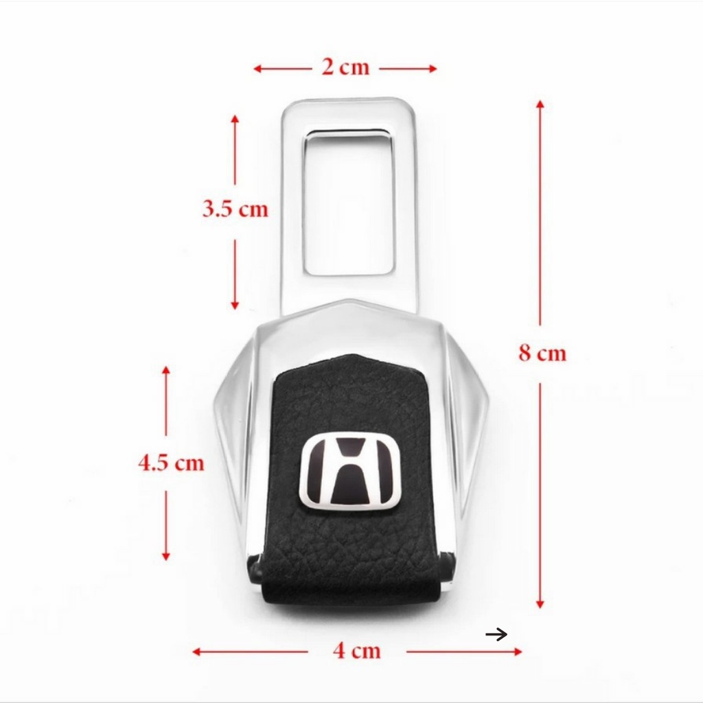 Colokan Seat Belt Mobil Adaptor Buzzer Stopper Kulit Seat Belt Buckle Alarm Stopper Alarem