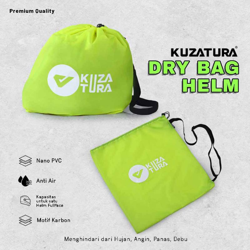 Tas Helm Anti Air Waterproof Premium Tebal Halus | Sarung Cover Helm Full Face Half Face Open Face