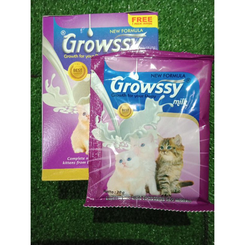 Susu Kucing Sachet Growssy Cat Milk