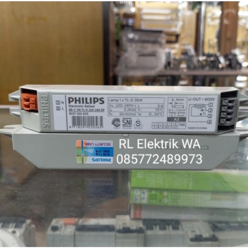 BALLAST ELECTRONIC ELEKTRONIK EBC TL Philips 36Watt 1x36 W
