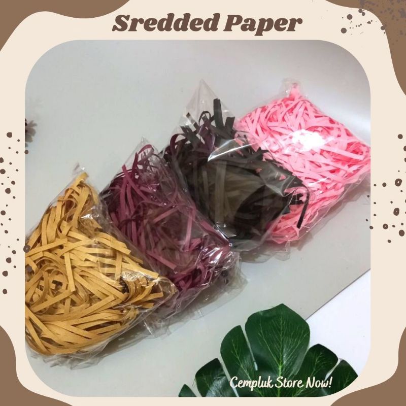 

POTONGAN KERTAS SERUT SHREDDED PAPER UNTUK ISI TAMBAHAN BOX HAMPERS