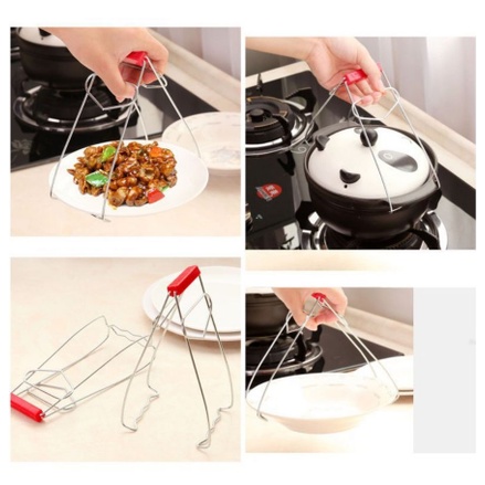 Penjepit Mangkuk Piring Anti Panas Serbaguna / Penjepit Multifungsi