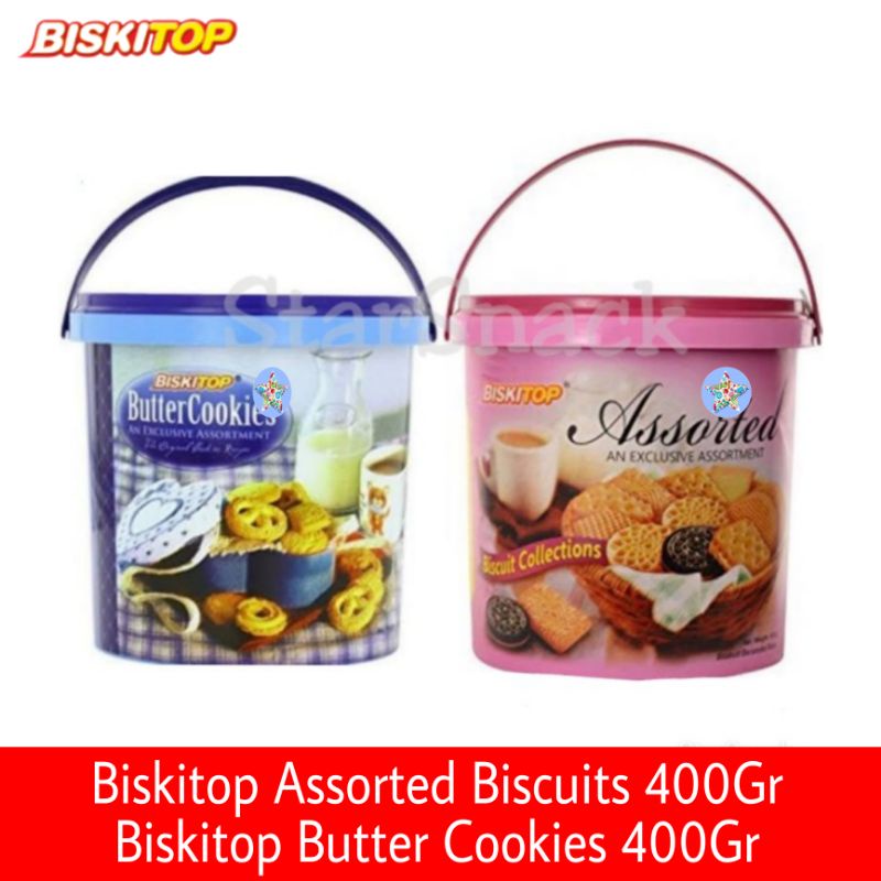 Jual Biskitop Butter Cookies/Assorted Biscuits 400Gr Shopee Indonesia