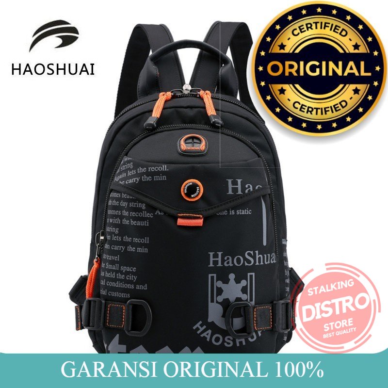 Tas Ori HAOSHUAI 5122 ORIGINAL Backpack Tas Ransel Anti Air