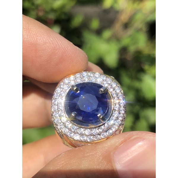 Vivid Blue Sapphire Srilanka