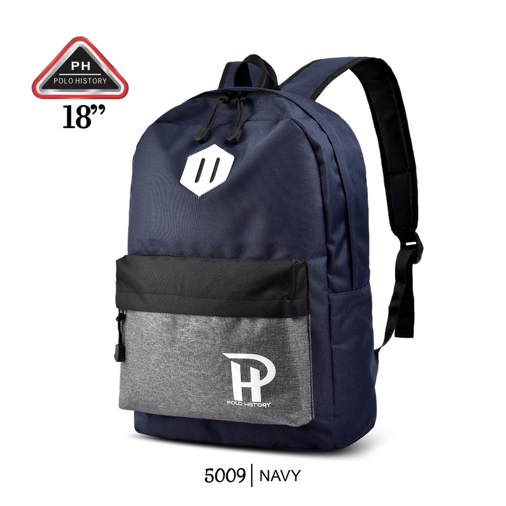 { FF } Tas Ransel sekolah Polo History 5009 ' 18 /  Ransel Fashion / Unisex / Tas Laptop / Waterfroof