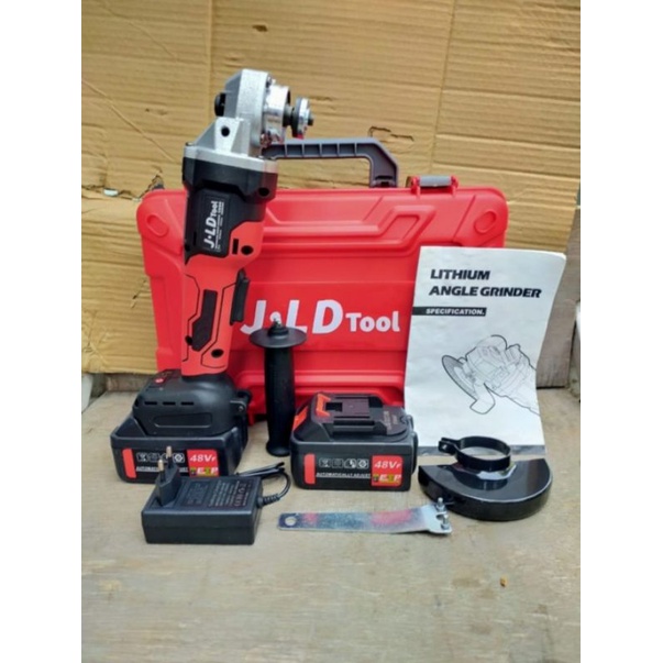 JLD tools Gerinda cordless 88v BRUSHLESS 2 batrei mesin gerinda batrei APR