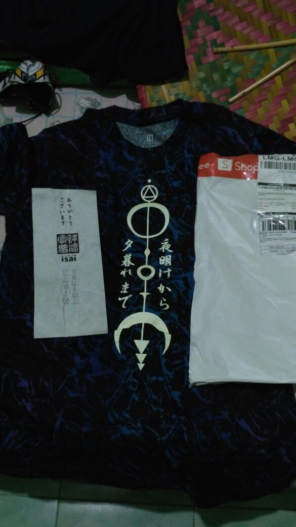 Isaishodo - Yoake / Urban Batik / T-shirt / 7 Varian / Kaos Jepang / Unisex