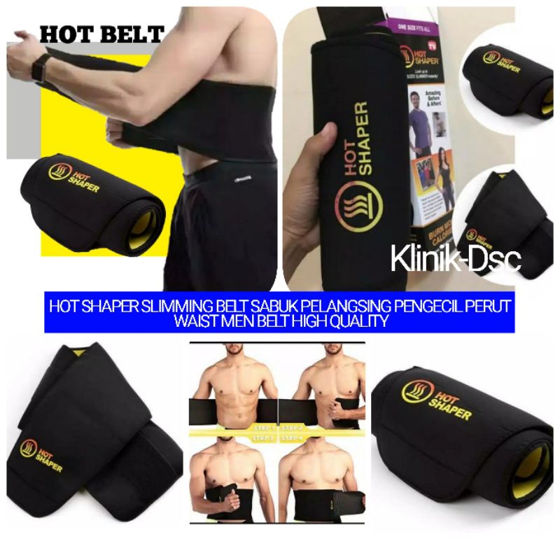 HOT SHAPER SLIMMING BELT POWER SABUK PELANGSING PENGECIL PERUT WAIST MEN BELT HIGH QUALITY