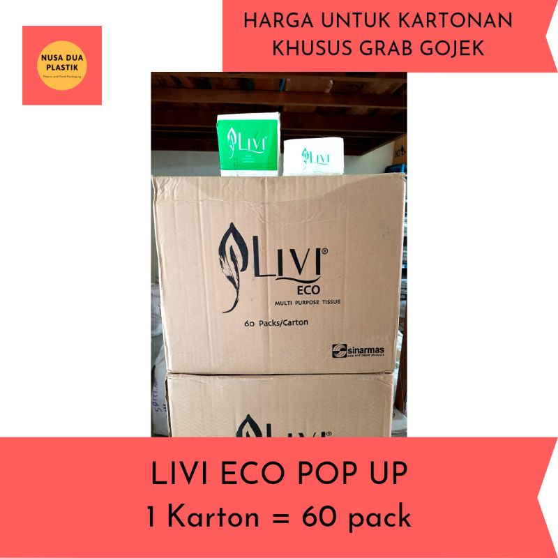 Tissue Livi Pop Up Kotak Kecil Tisu Meja