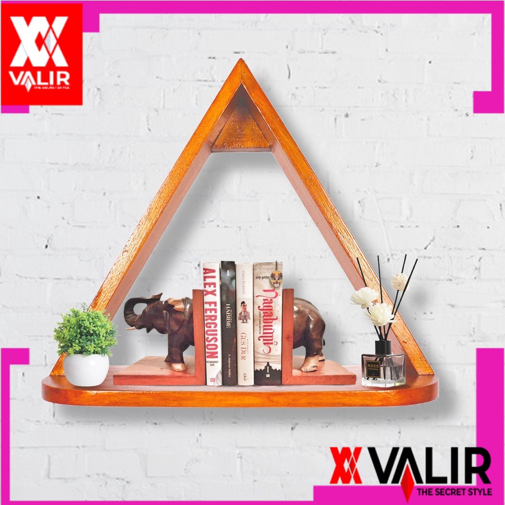 Valir Room Decor Kayu Minimalis/Ras Gantung  Multifungsi Hitam 600gr - 1pcs