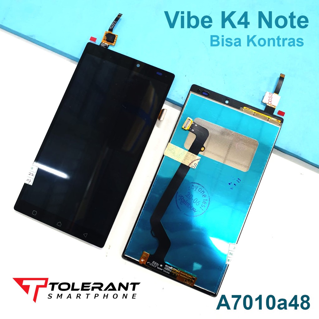 LCD Lenovo Vibe K4 Note 5.5" A7010 A7010a48 X3 Lite Fullset Touchscreen Layar sentuh TC TS