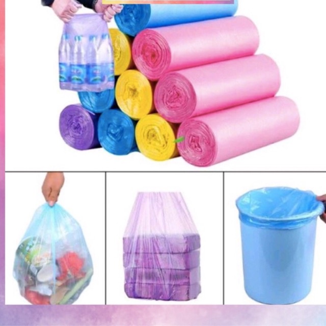 Kantong Plastik Sampah Jumbo Plastik Sampah Gulung 45 x 50 Cm 1 Roll Disposable Garbage Bag BT074