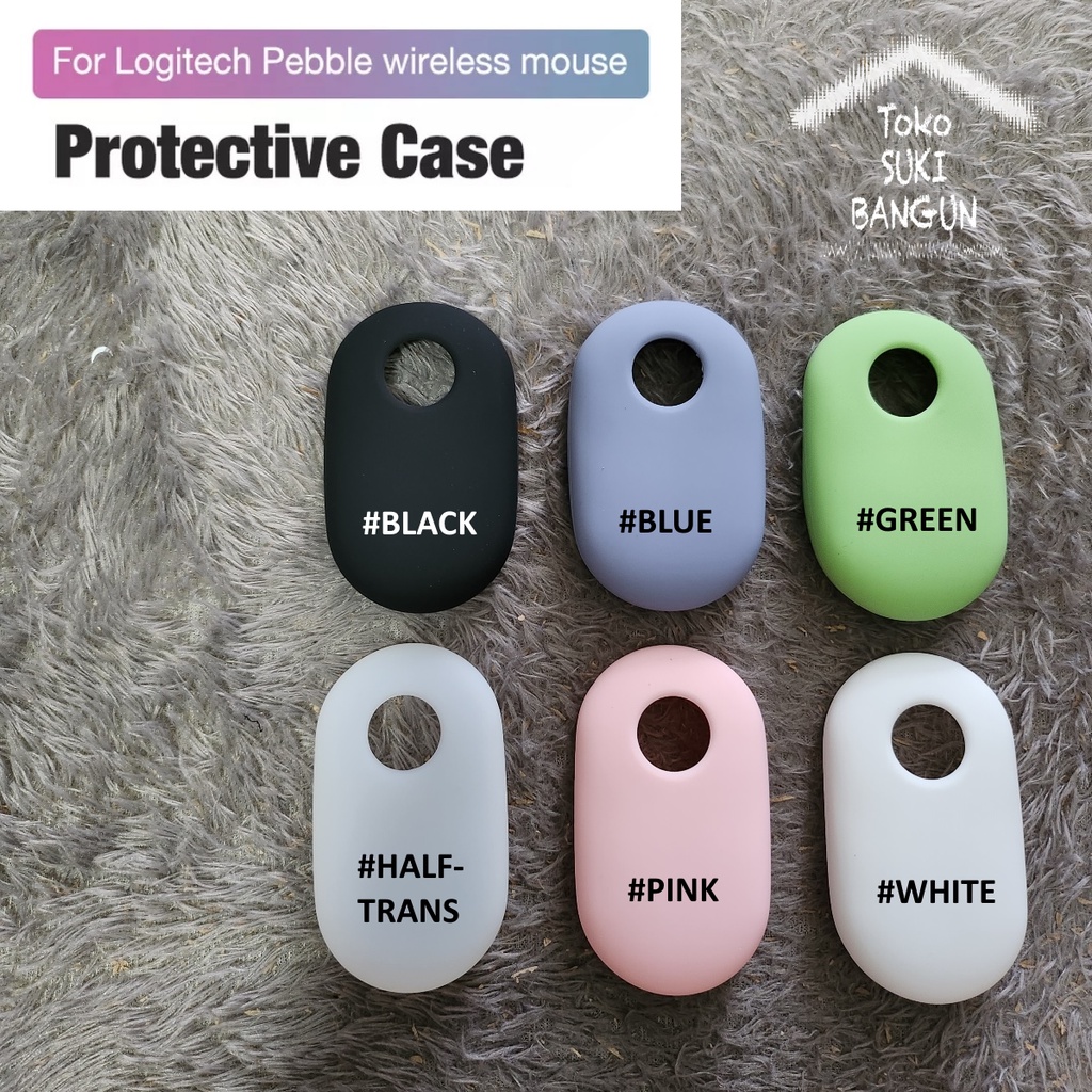 Case Mouse Logitech Pebble M350 Rubber CANDY Silicone Casing Cover Pouch Protector