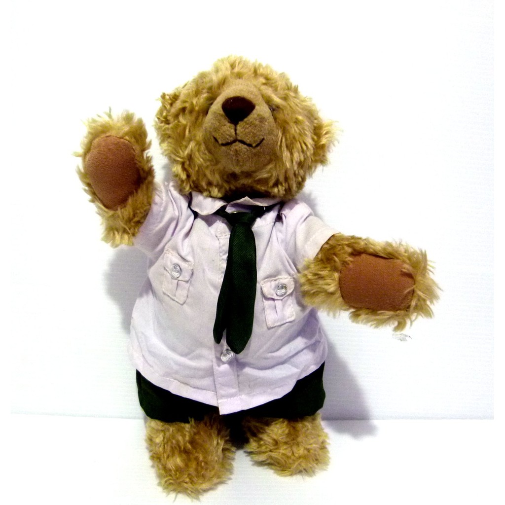Boneka Teddy Bear School Uniform Ex Display