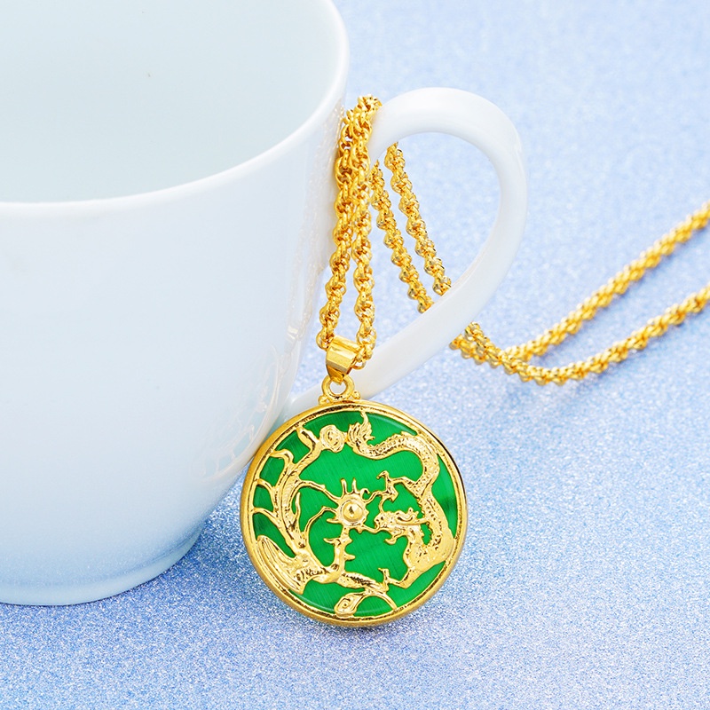 Kalung Emas Asli Kadar 375 Hias Liontin Hati Bunga 50 Desain Gaya Korea Untuk Wanita
