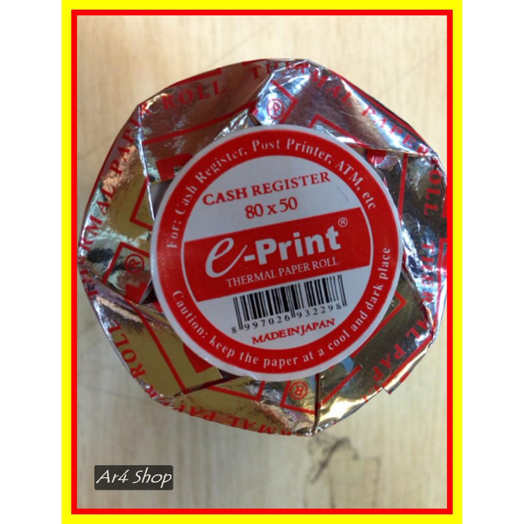 

Kertas Thermal Thermal Paper - E-Print - 80Mm X 50MmDiameter