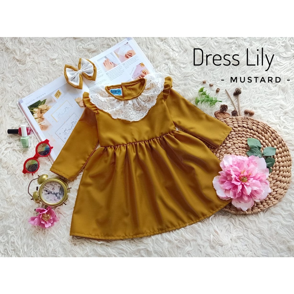 Dress Lily Anak Unik/Gaun Pesta/Dress Anak