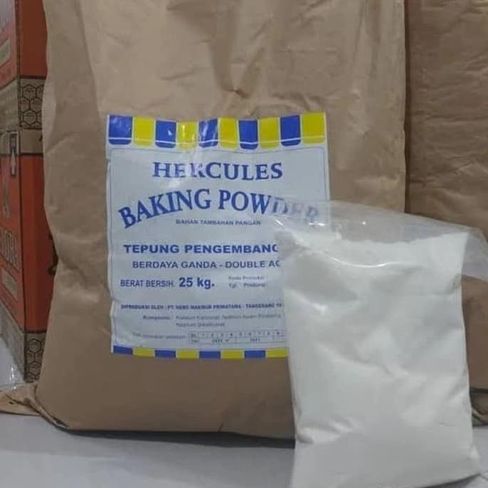 

Baking Powder Hercules 25kg (1zak) Khusus JNE